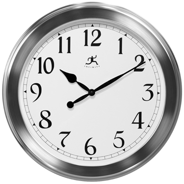 Infinity Instruments The Argent Wall Clock