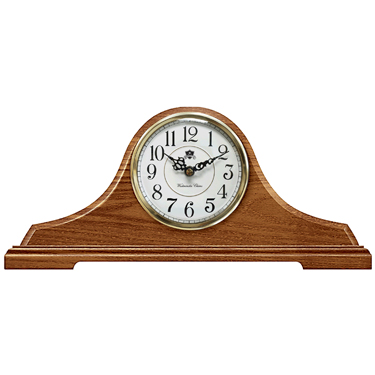 Infinity Instruments Oak Tambour Mantel Clock