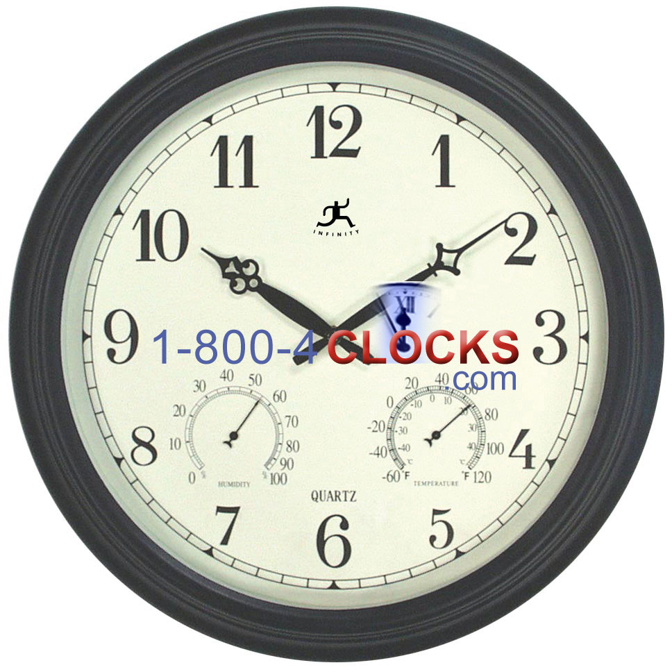 Infinity Instruments Indoor/Outdoor Clock