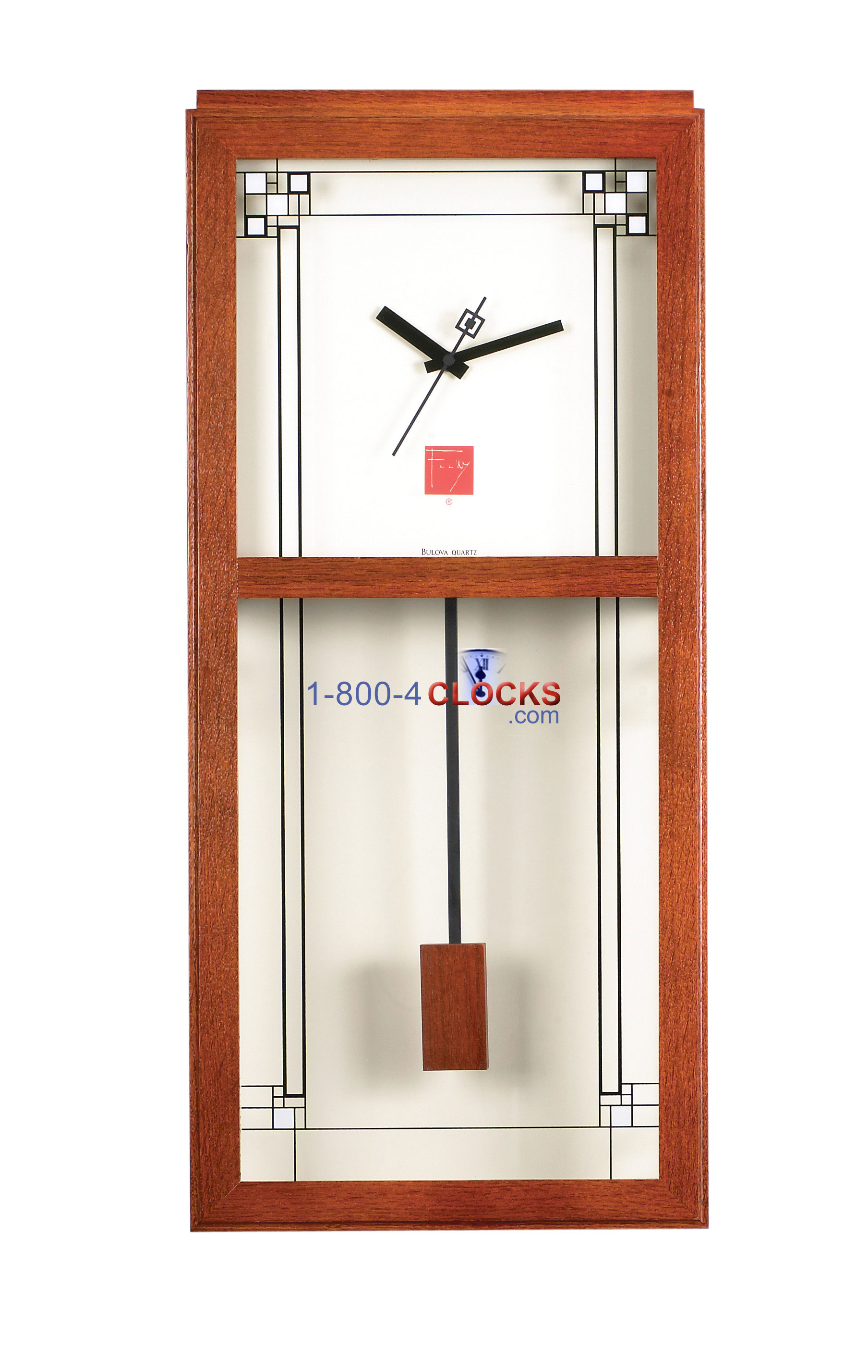 Bulova Frank Lloyd Wright Collection Gilmore Wall Clock