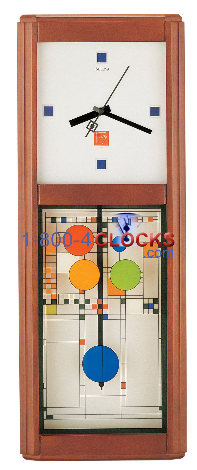 Bulova Frank Lloyd Wright Collection Coonly Playhouse Wall Clock