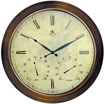 Infinity Instruments Gallery Weather Clock Collection