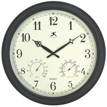 Infinity Instruments Indoor/Outdoor Clock
