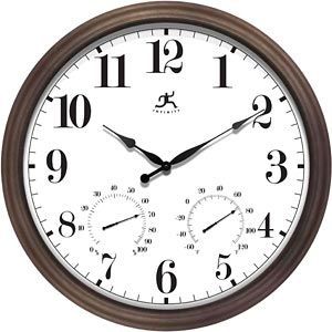 Infinity Town Hall II Wall Clock