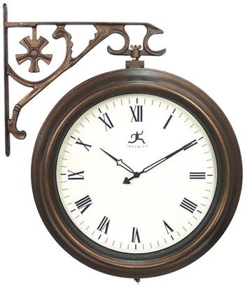 Infinity Instruments Double Sided Wall Clock
