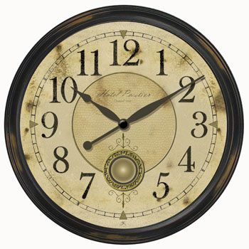 Infinity Instruments Hotel Perdier Clock