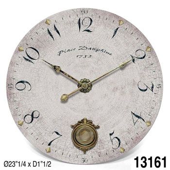 Infinity Instruments Place Dauphine Wall Clock
