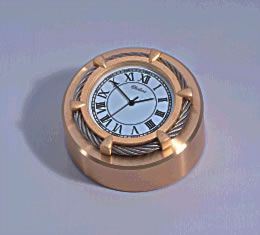 Button Clock w/Cable Bezel