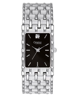 Caravelle Diamond Collection Mens Watch