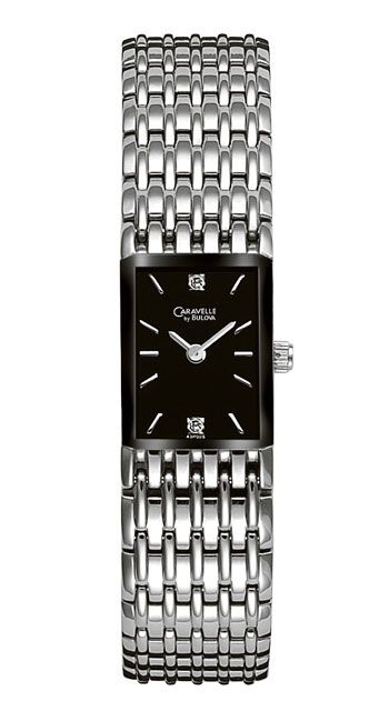 Caravelle Diamond Collection Ladies Watch