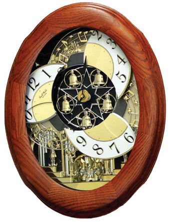 Rhythm Clocks Nostalgia Oak Legend