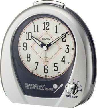 Rhythm Clocks Baseball Alarm