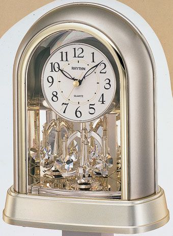 Rhythm Clocks Crystal Mantel