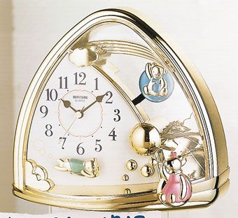 Rhythm Clocks Sweet Bears Nursery Clock