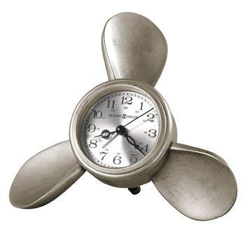 Howard Miller Propeller Alarm II Mantel Clock