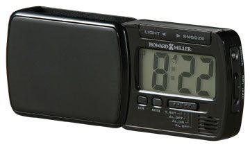 Howard Miller Blackstone Travel Alarm Clock