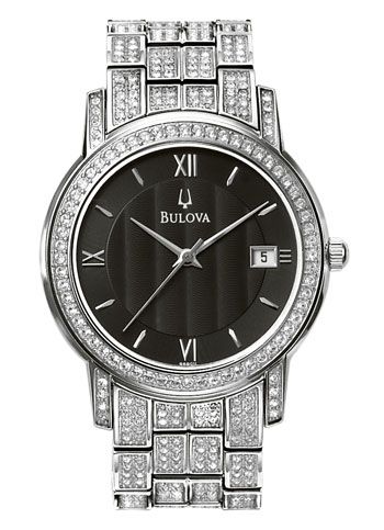 Bulova Crystal Collection Mens Watch