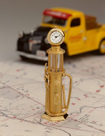 Miniature Collectibles Americana Collection Gas Pump Clock