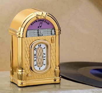 Miniature Collectibles Musical Instruments Collection Juke Box Clock