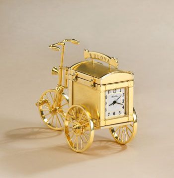 Miniature Collectibles Antique Inspirations Collection Delivery Bike Clock