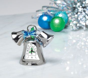 Miniature Collectibles Holiday Collection Holiday Bells Clock