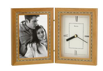 Bulova Lismore Picture Frame Clock