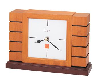 Bulova Frank Lloyd Wright Collection Usonian Mantel Clock