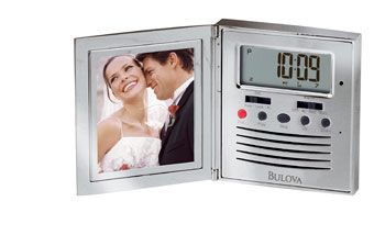 Bulova Picture Frame Travel Alarm Clock