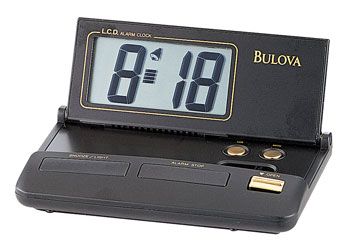 Bulova Reflex Travel Alarm Clock