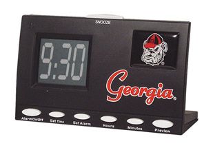 U Georgia Bulldogs NCAA Football Sports Clock w Best Plays