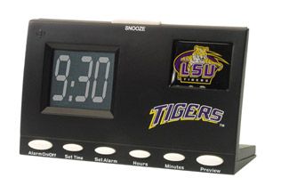 Louisiana State U Tigers NCAA Football Sports Clock w Best Plays