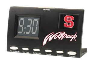 North Carolina State U Athletics Wolfpack NCAA Football Sports Clock w Best Plays