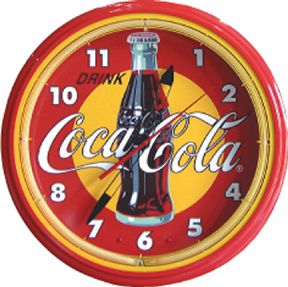 Coca-Cola 20 Inch Neon Clock
