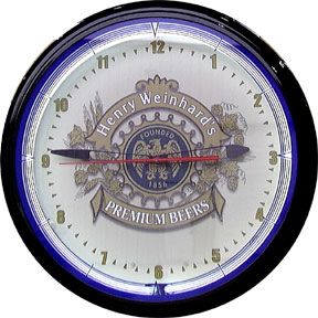 Henry 20 Inch Neon Clock