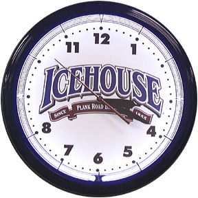 Icehouse 20 Inch Neon Clock