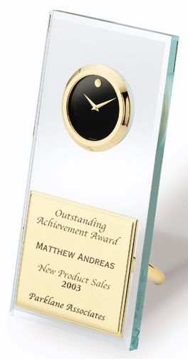 Movado Gold Engraving Plaque