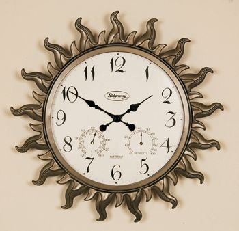 Ridgeway Sunburst Wall Clock