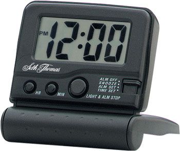 Seth Thomas Spartan Travel Alarm Clock