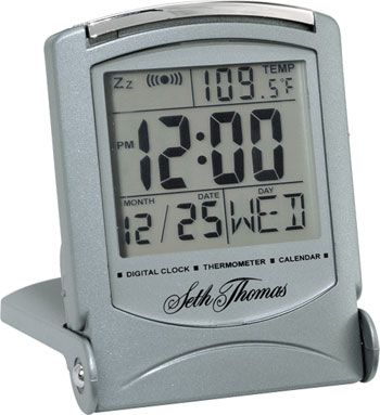 Seth Thomas Hartsfield Travel Alarm Clock