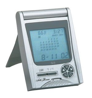 Seth Thomas Night Crawler (silver) Travel Alarm Clock