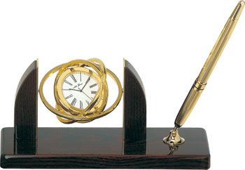 Seth Thomas Euclid Desk Set