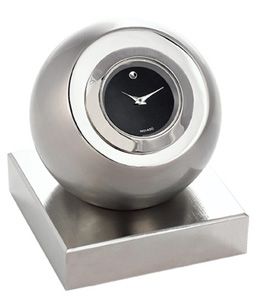 Movado Stainless Steel Sphere Clock