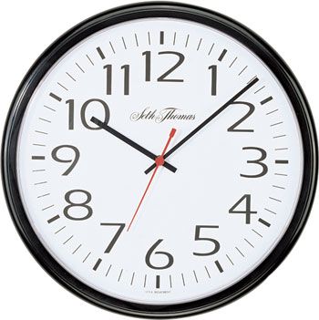 Seth Thomas Thinline Wall Clock