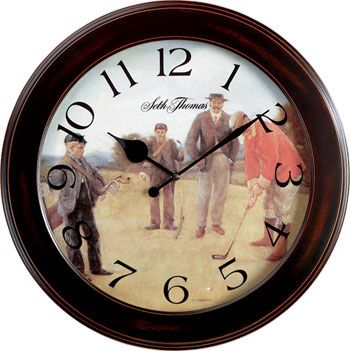 Seth Thomas Golf Nostalgia Clock