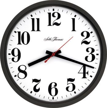 Seth Thomas Contract 12E Wall Clock