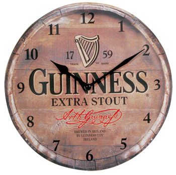 Seth Thomas Guinness Round Wall Clock