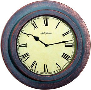 Seth Thomas Trevor Weather Resistant Wall Clock
