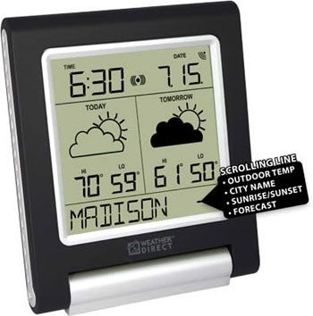 LaCrosse Technology 2 Day Internet Powered Wireless Forecaster Clock