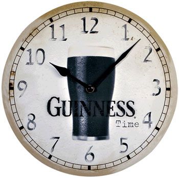 Seth Thomas Guinness Round Wall Clock