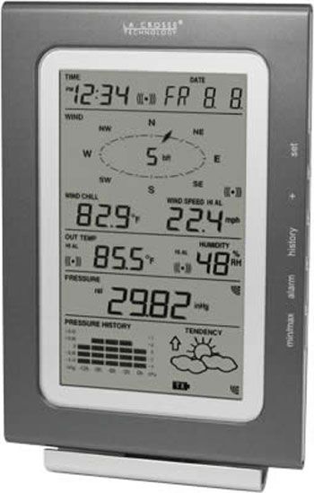 LaCrosse Technology Professional Weather Center Clock